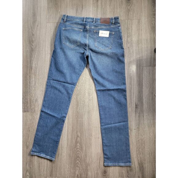 Peter Millar crown jeans 36x33 stretch MS21B96 LIND NWT - Picture 7 of 8